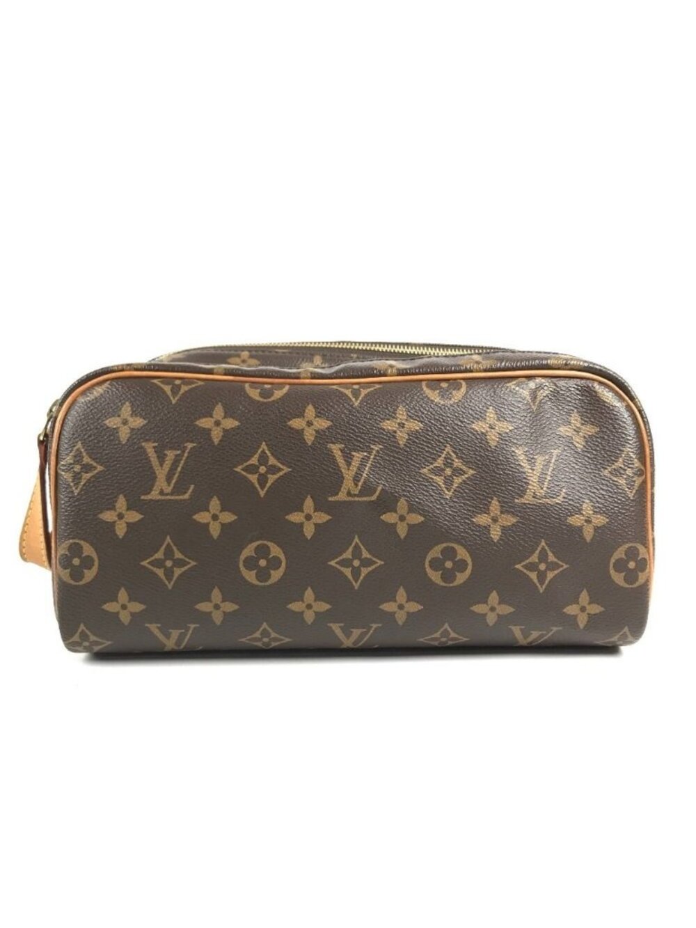 Louis Vuitton Second Bag Dopp Kit Monogram Canvas Brown